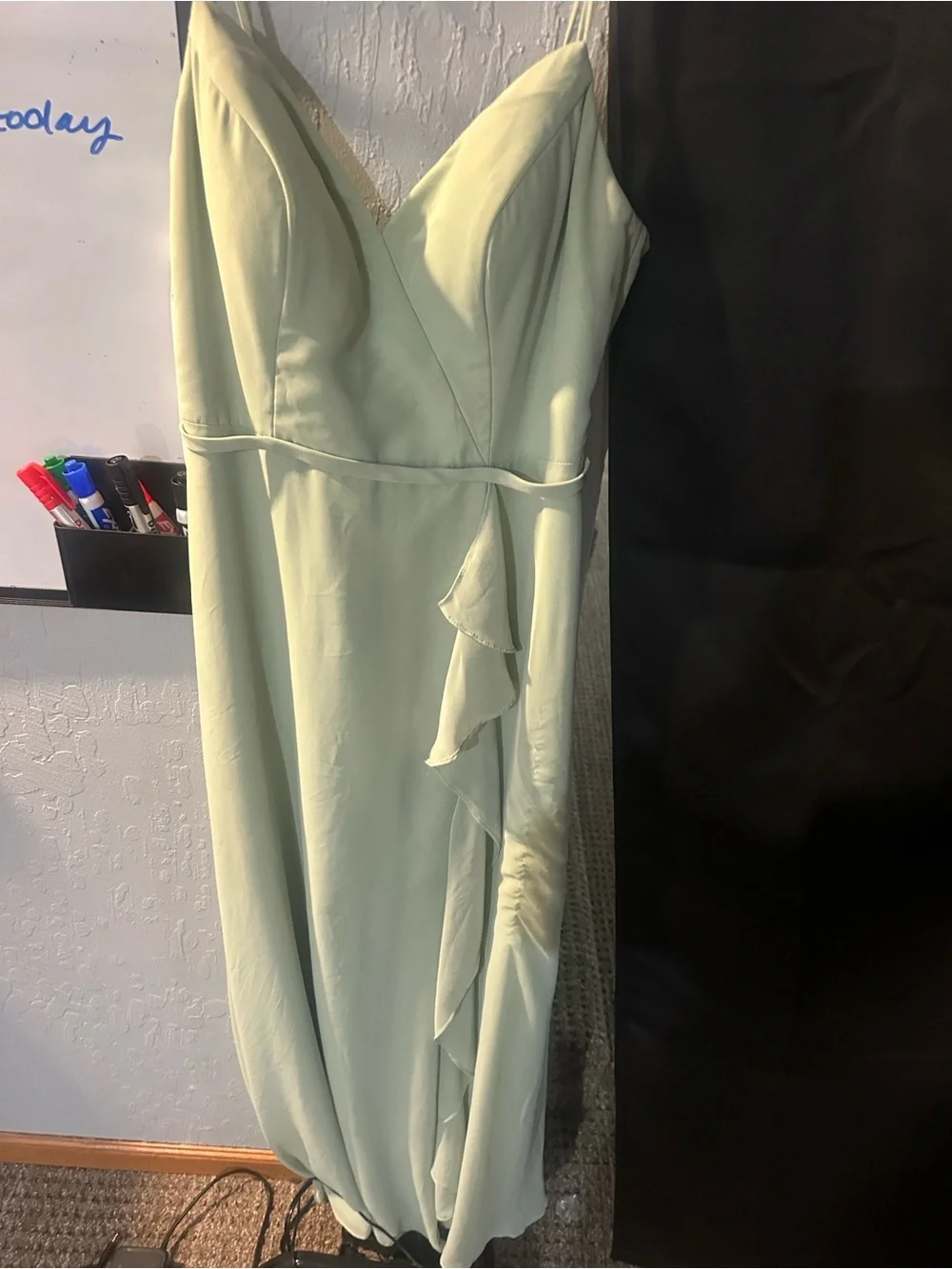 Azazie sage green